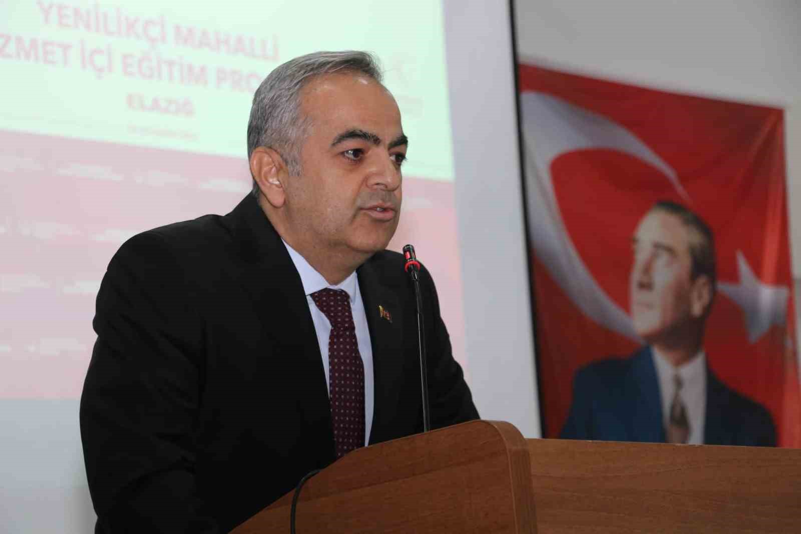 Elazığ’da ‘yenilikçi mahalli hizmet içi eğitim programı’ düzenlendi
