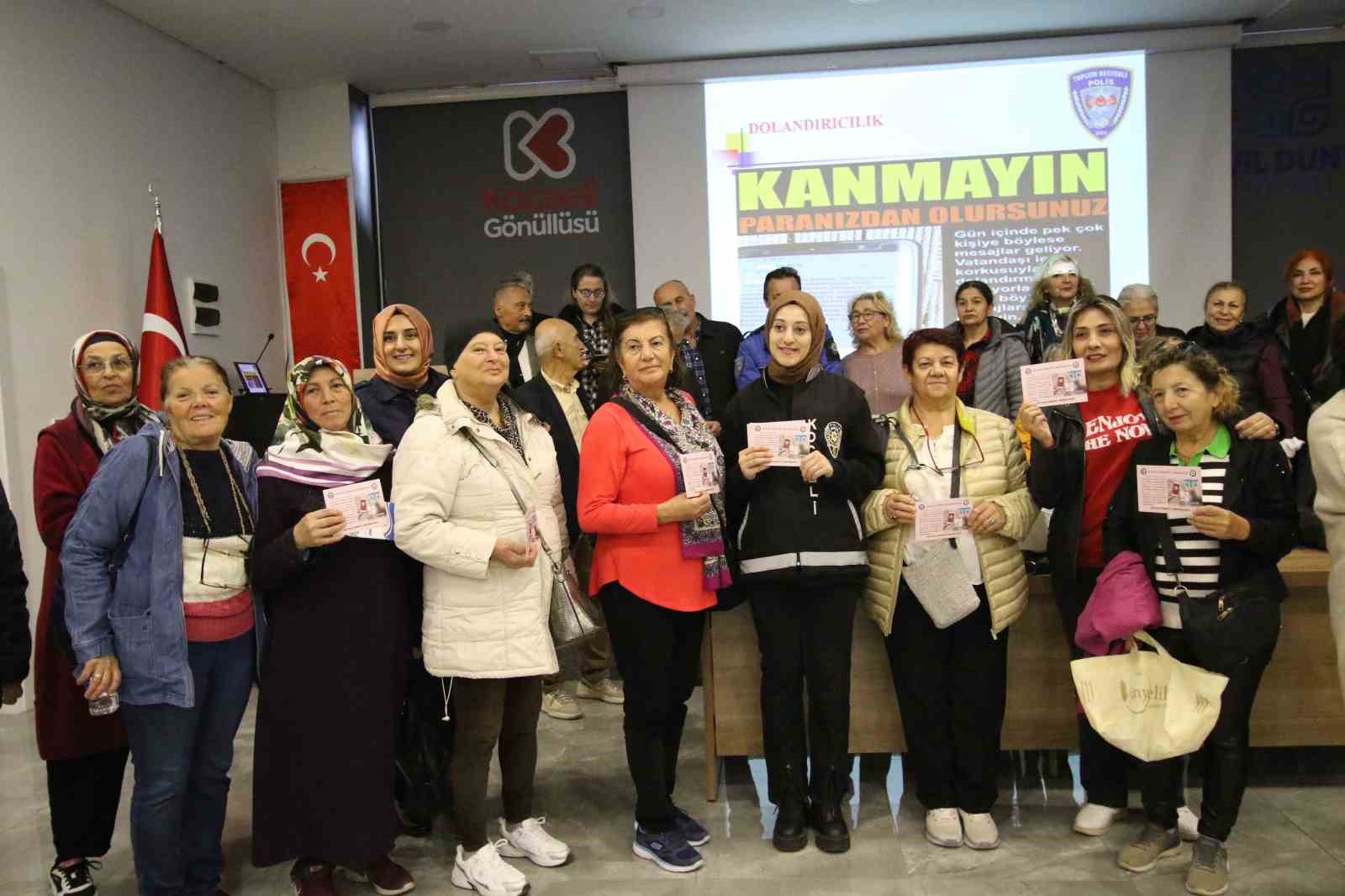 65 yaş üstü vatandaşlara güvenlik tedbirleri eğitimi
