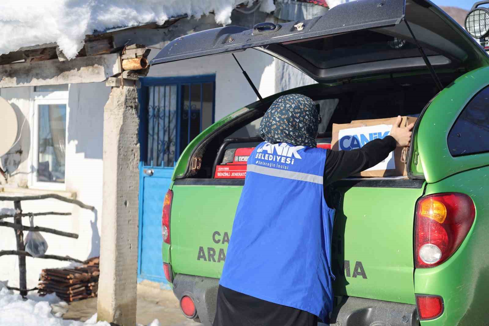 Canik Belediyesi’nden sosyal destek çalışmaları
