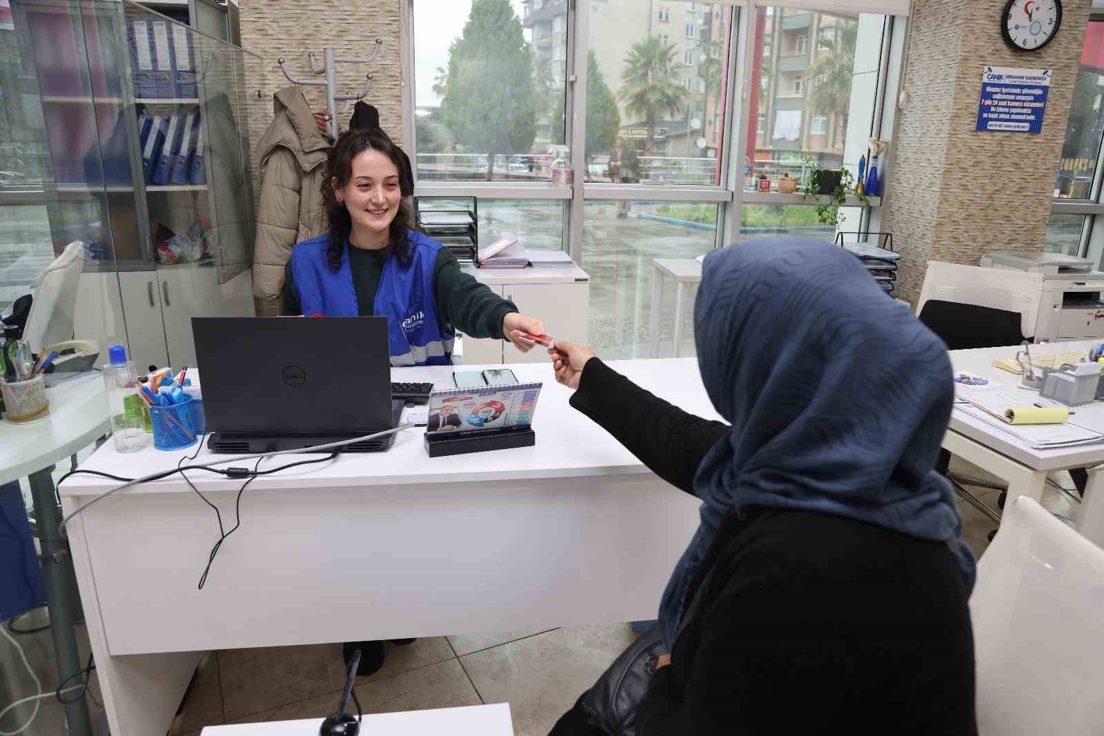 Canik Belediyesi’nden sosyal destek çalışmaları
