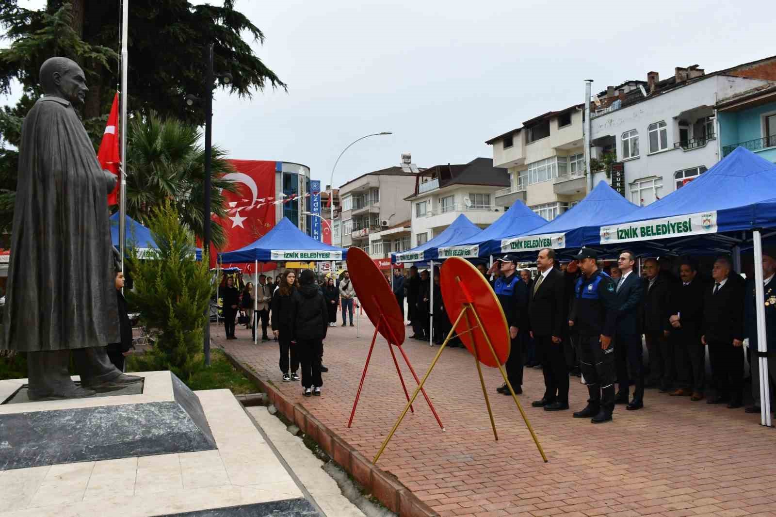 İznik’in düşman işgalinden kurtuluşunun 104. yılı kutlandı
