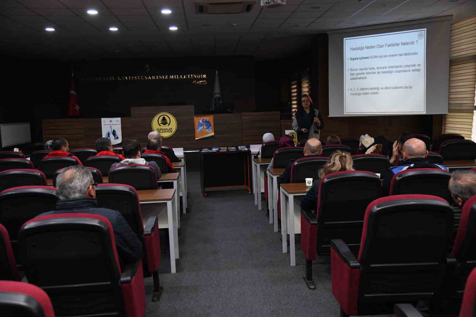 Pursaklar Belediyesi’nden KOAH Farkındalık Semineri
