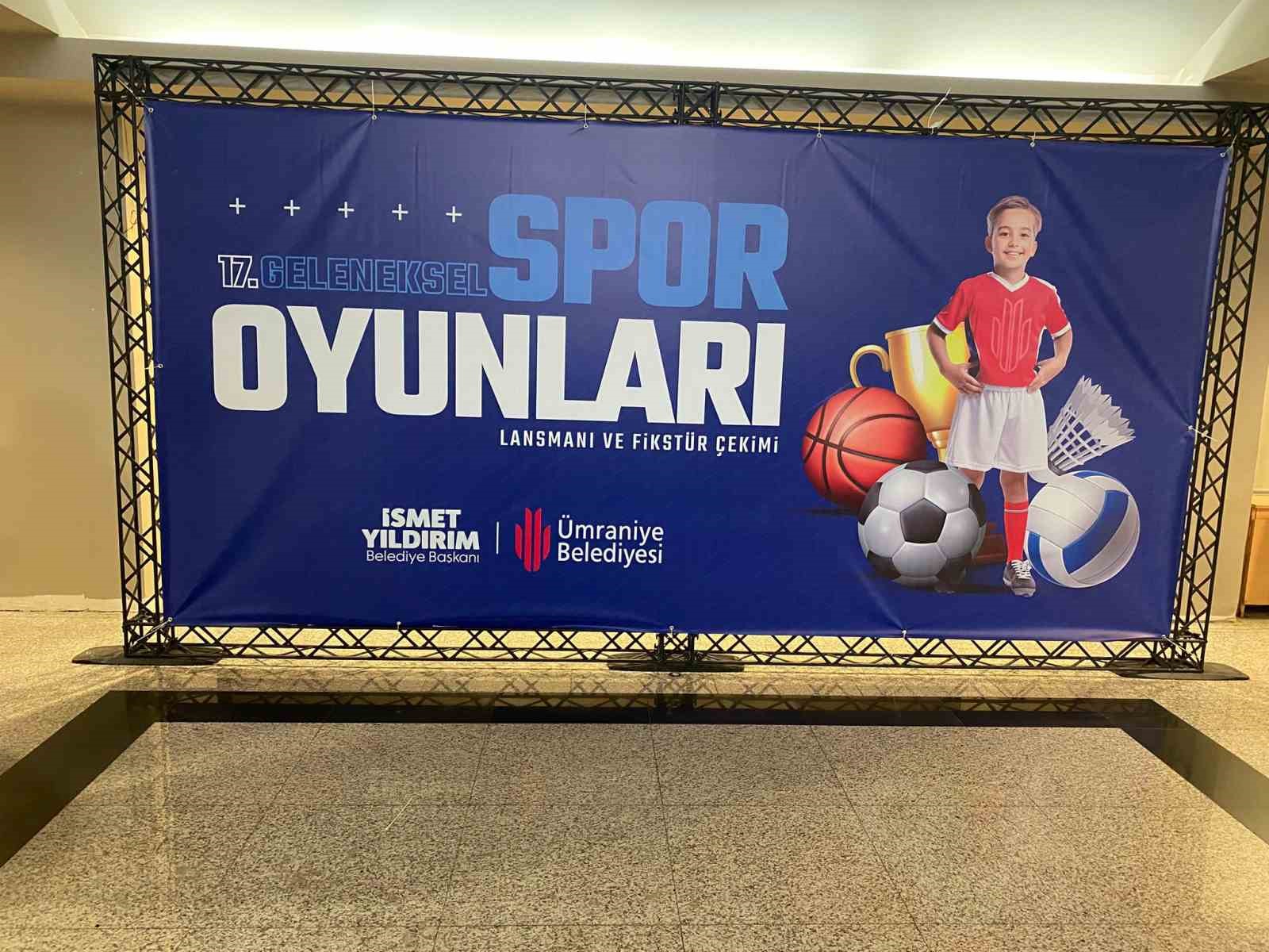 Ümraniye’de 17. Geleneksel Spor Oyunları’nın lansmanı yapıldı
