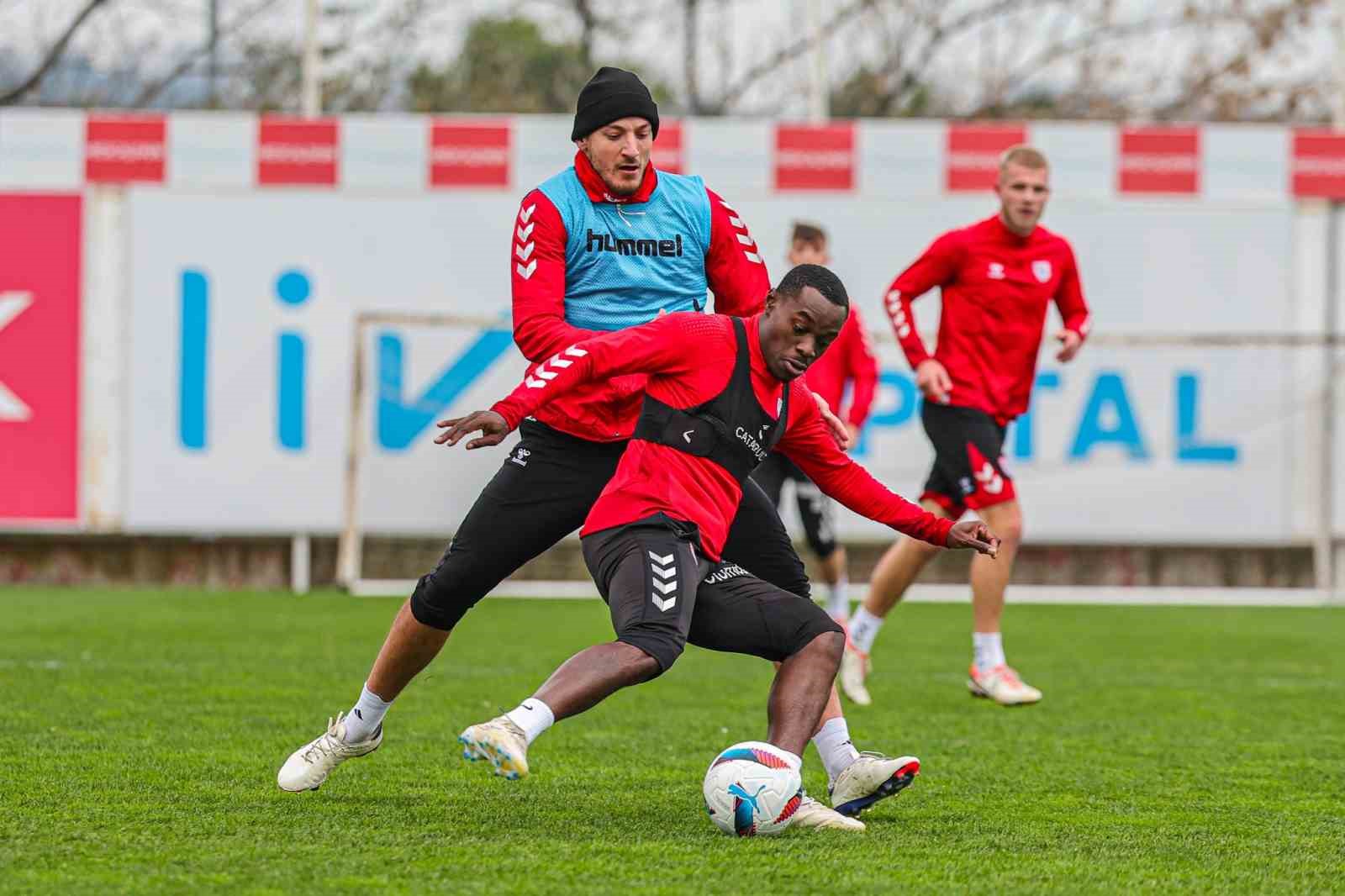 Samsunspor, Bodrum FK maçı hazırlıklarını sürdürdü
