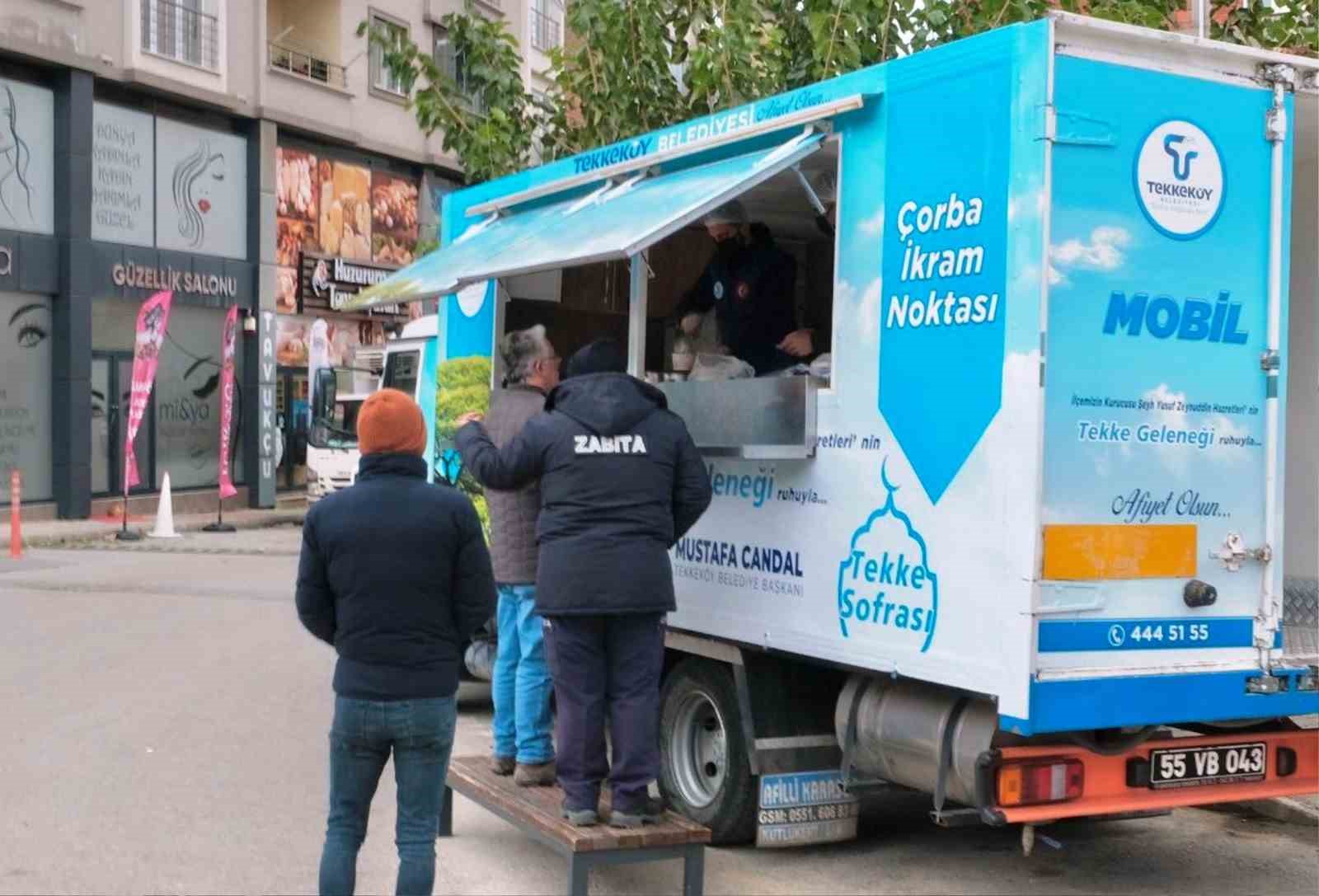 Tekkeköy’de gönülleri ısıtan hizmet
