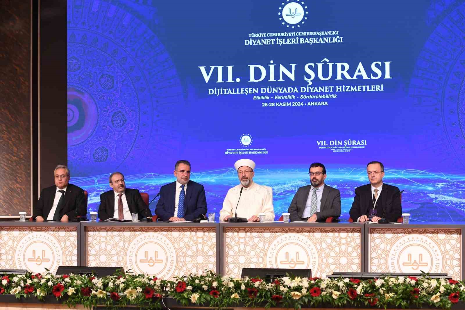 Diyanet İşleri Başkanı Erbaş, “7. Din Şurası” kararlarını açıkladı
