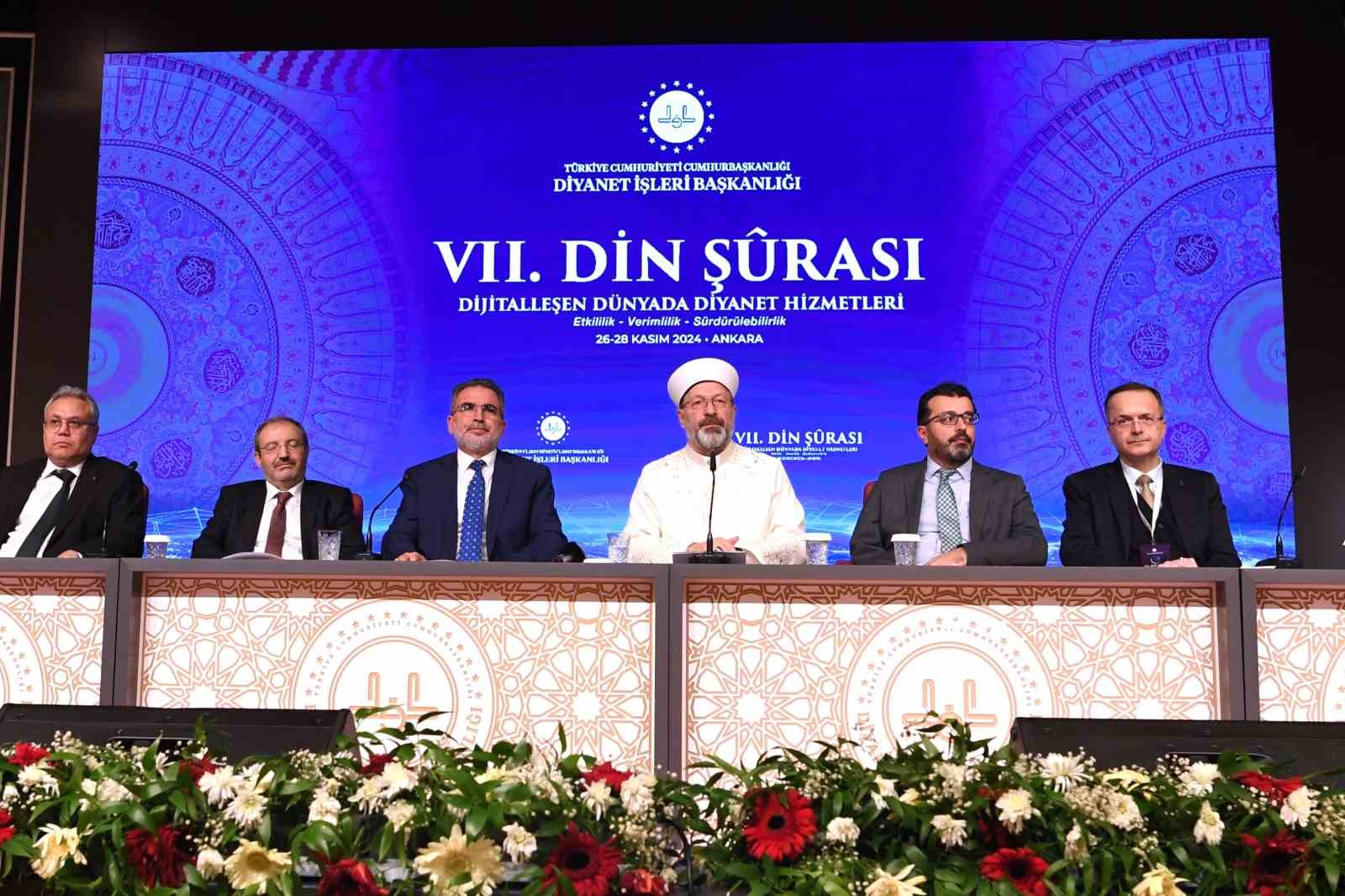 Diyanet İşleri Başkanı Erbaş, “7. Din Şurası” kararlarını açıkladı
