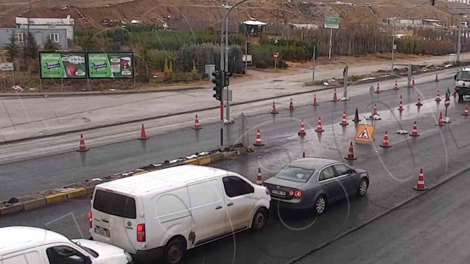 Kırıkkale’de trafik kazaları kamerasında
