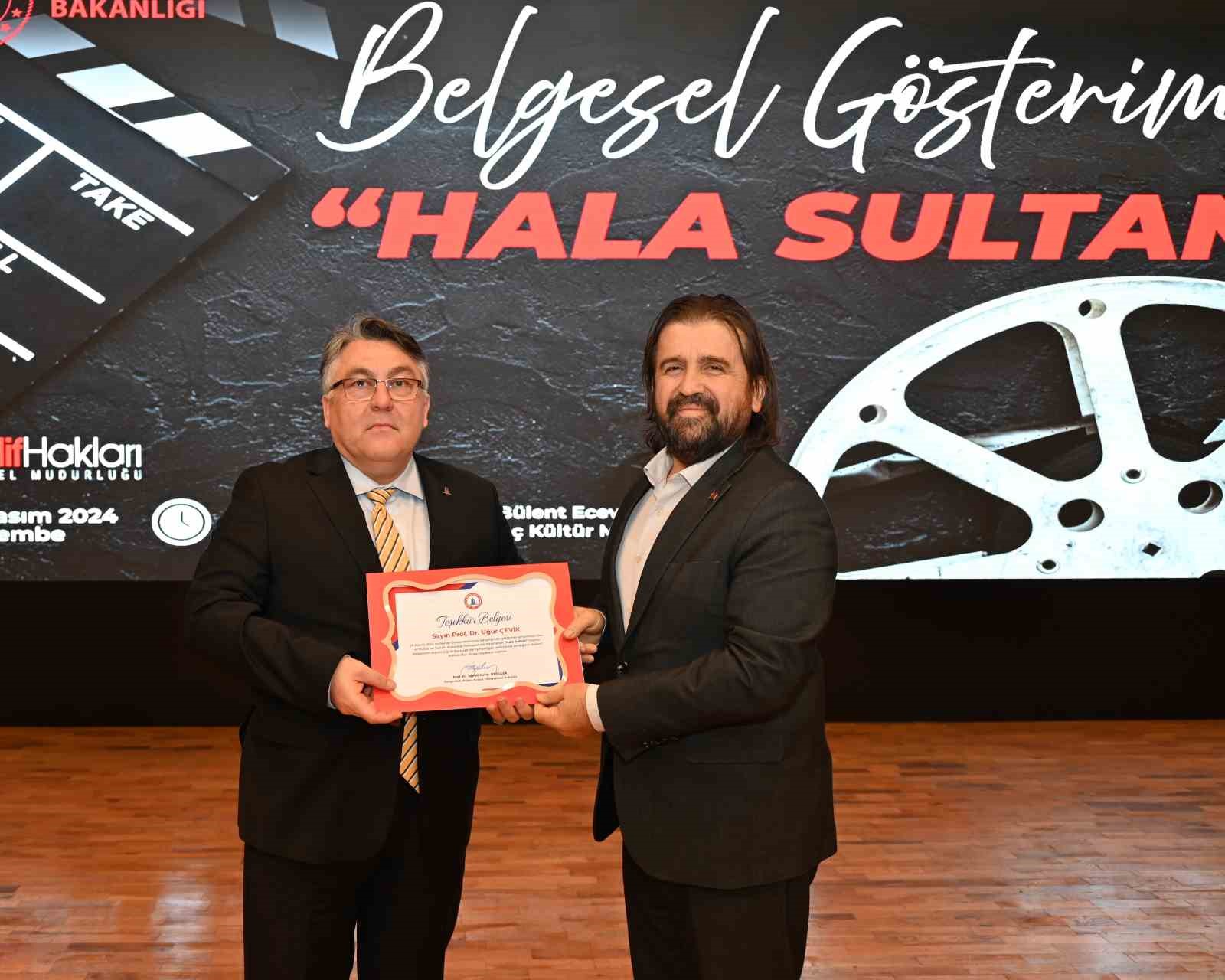 BEUN’da “Hala Sultan” adlı belgesel gösterimi gerçekleştirildi
