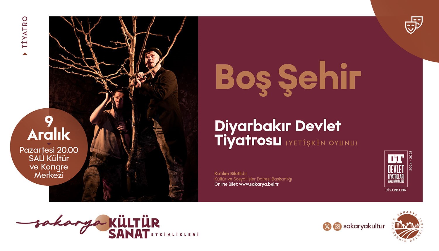 Sakarya’da kültür ve sanat dostları için dolu dolu Aralık takvimi
