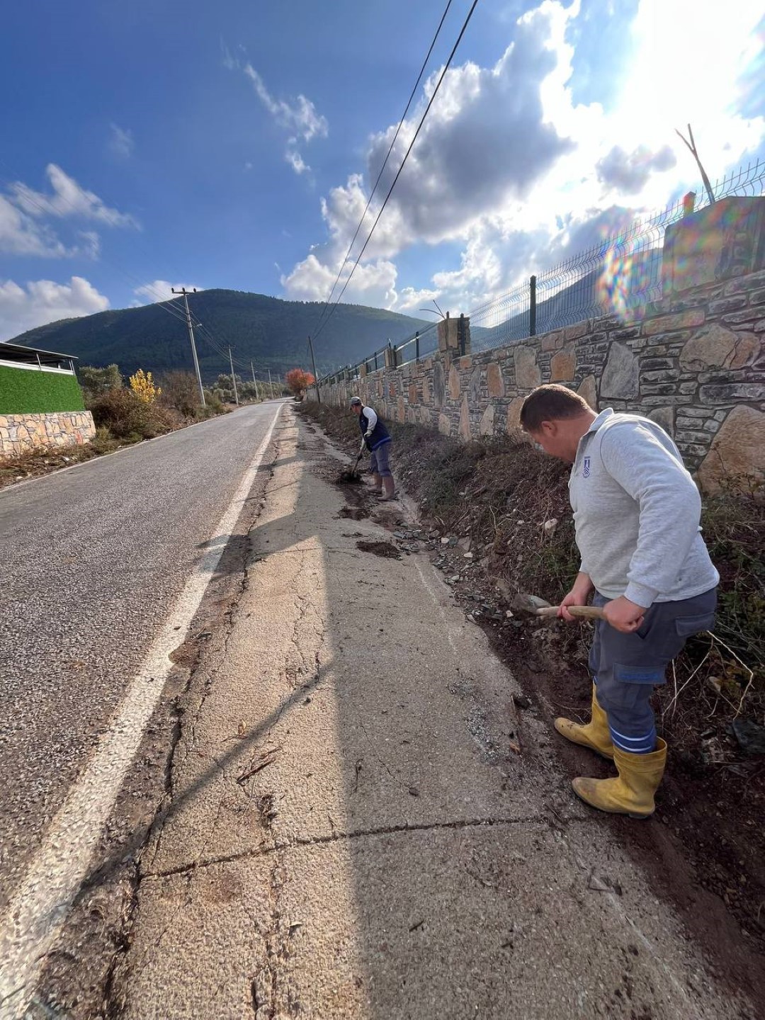 Bodrum’da yağmur hazırlıkları devam ediyor
