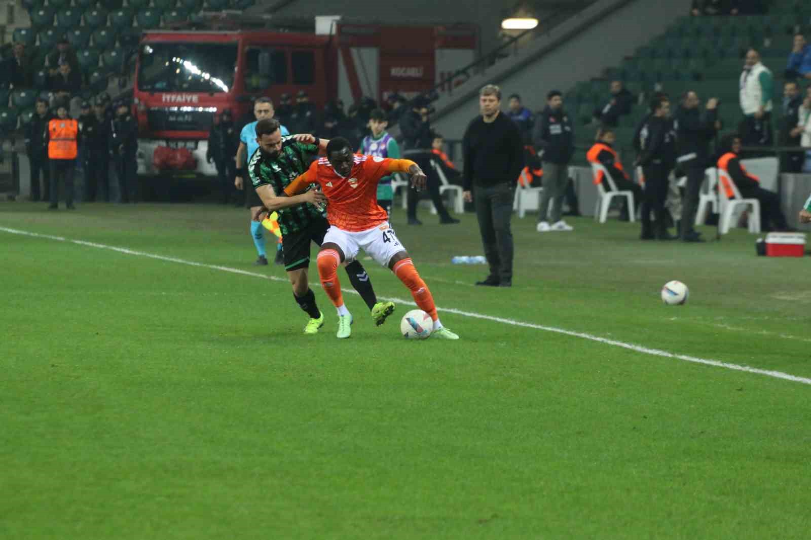 Trendyol 1. Lig: Kocaelispor: 2 - Adanaspor: 0
