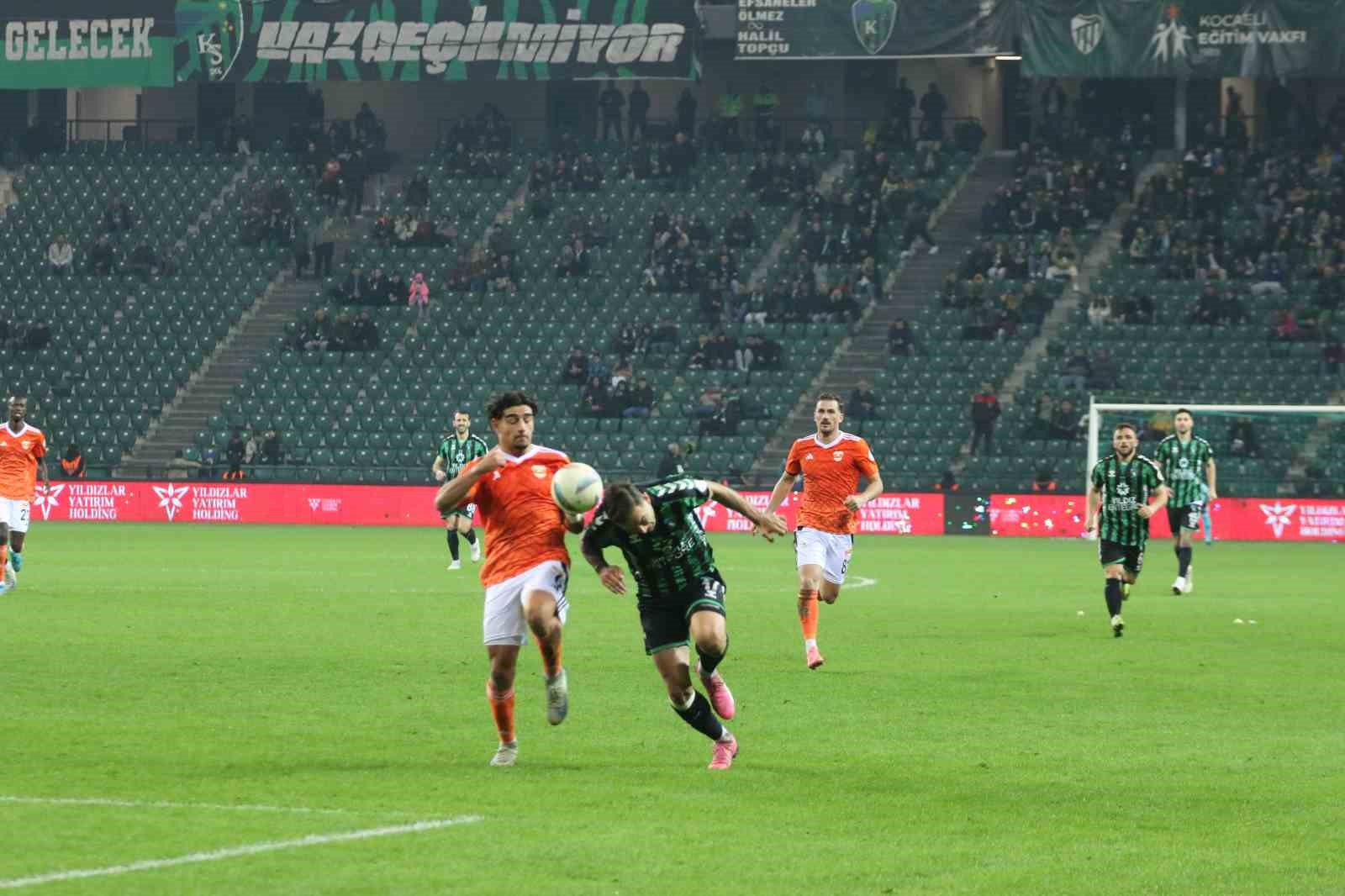 Trendyol 1. Lig: Kocaelispor: 2 - Adanaspor: 0
