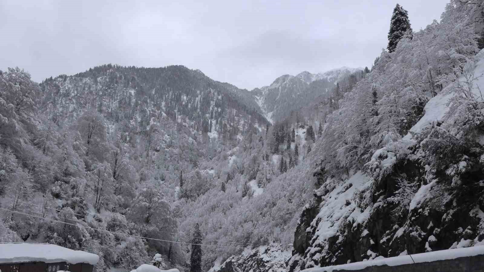 Ayder Yaylası’ndan kar manzaraları
