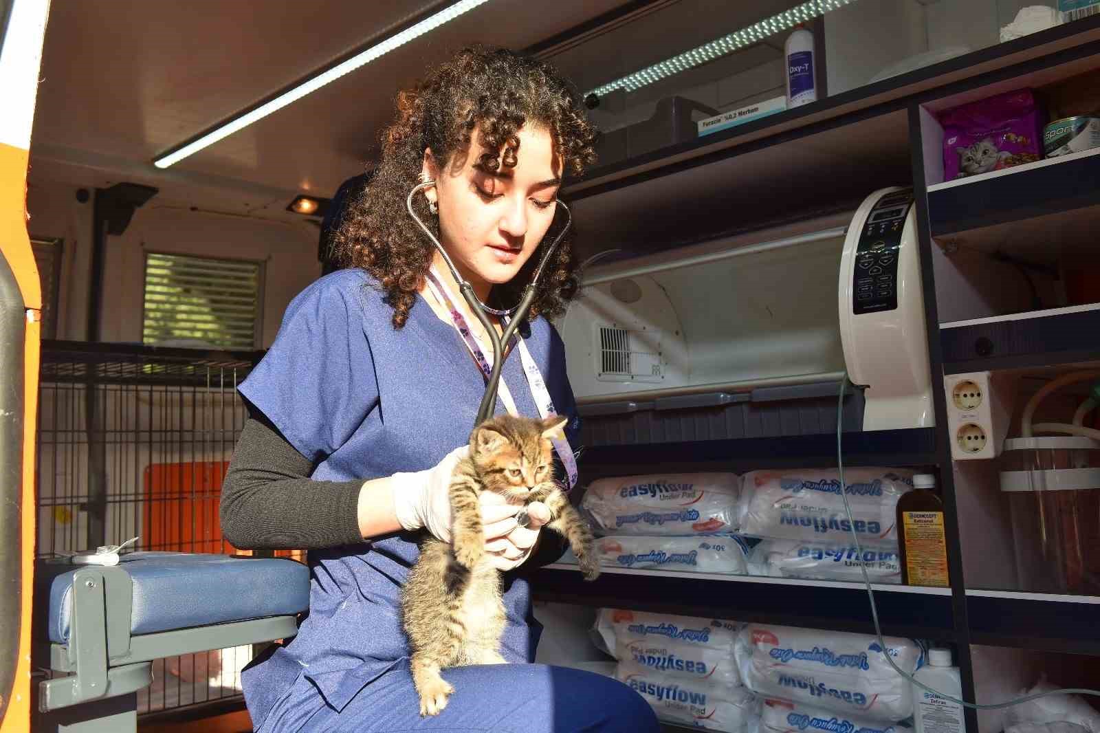 Yıldırım’da ‘can dostu’ ambulans
