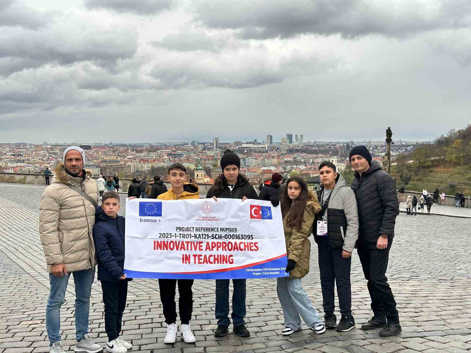 Manisa’nın köy okulundan Prag’a uzanan Erasmus projesi
