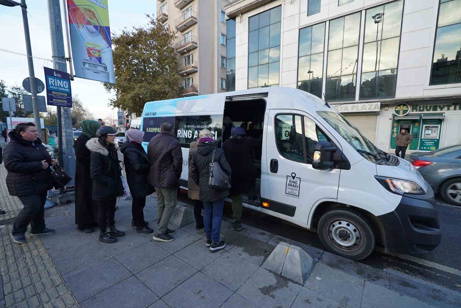 Beyoğlu’nda ulaşım sorunu ‘Ücretsiz Ring Seferleri’ ile çözüldü
