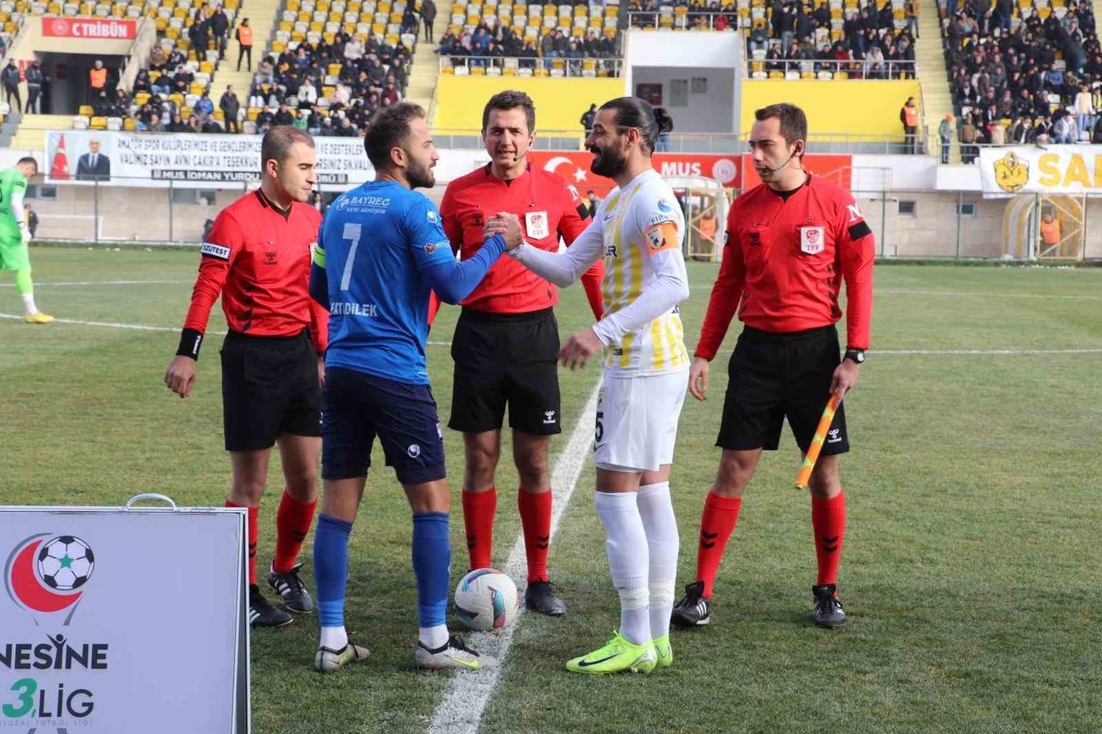 TFF 3. Lig: Muş Spor: 2 - Ergene Velimeşe Spor: 0
