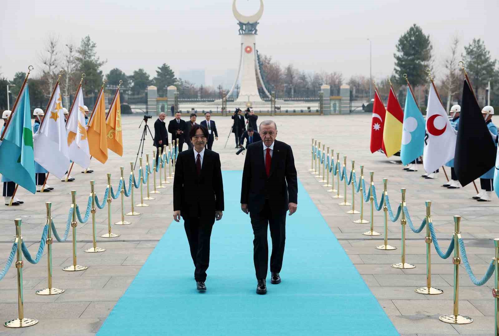 Cumhurbaşkanı Erdoğan, Japonya Veliaht Prensi Fumihito’yu kabul etti
