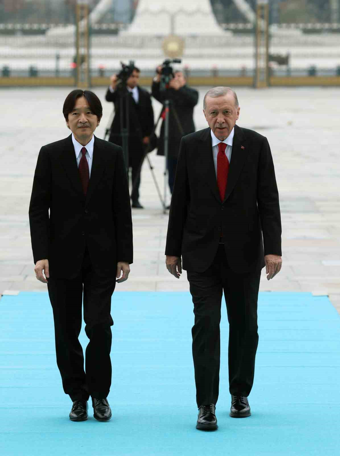 Cumhurbaşkanı Erdoğan, Japonya Veliaht Prensi Fumihito’yu kabul etti
