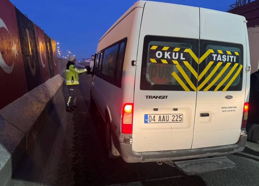 Doğubayazıt’ta okul servisleri denetlendi
