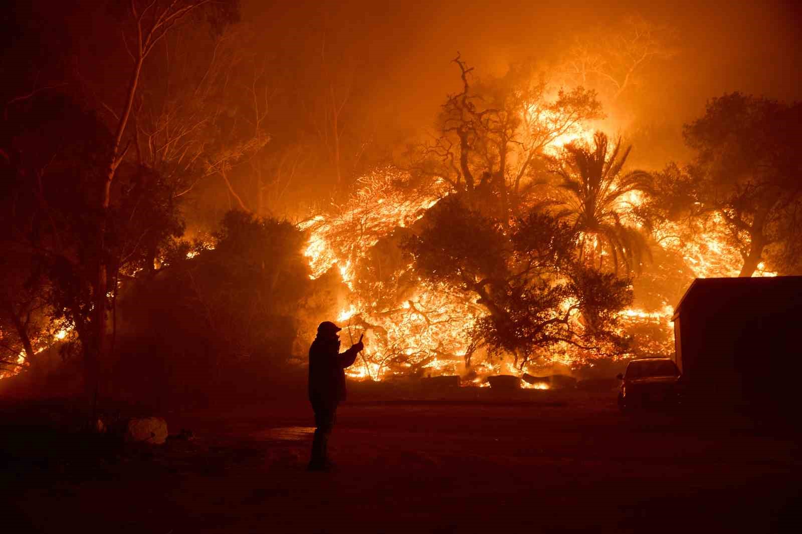 California’da orman yangını: 3 bin 983 dönüm arazi küle döndü
