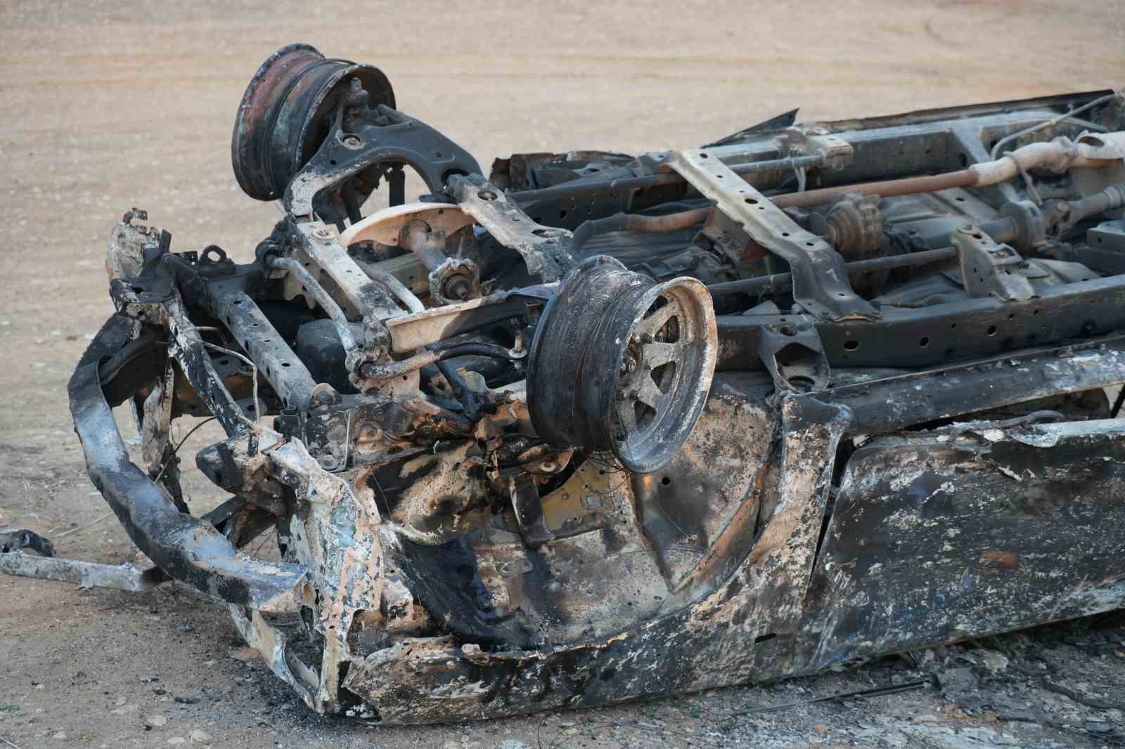 Terör örgütü PKK/YPG’den kurtarılan Münbiç’te çatışmanın izleri halen duruyor
