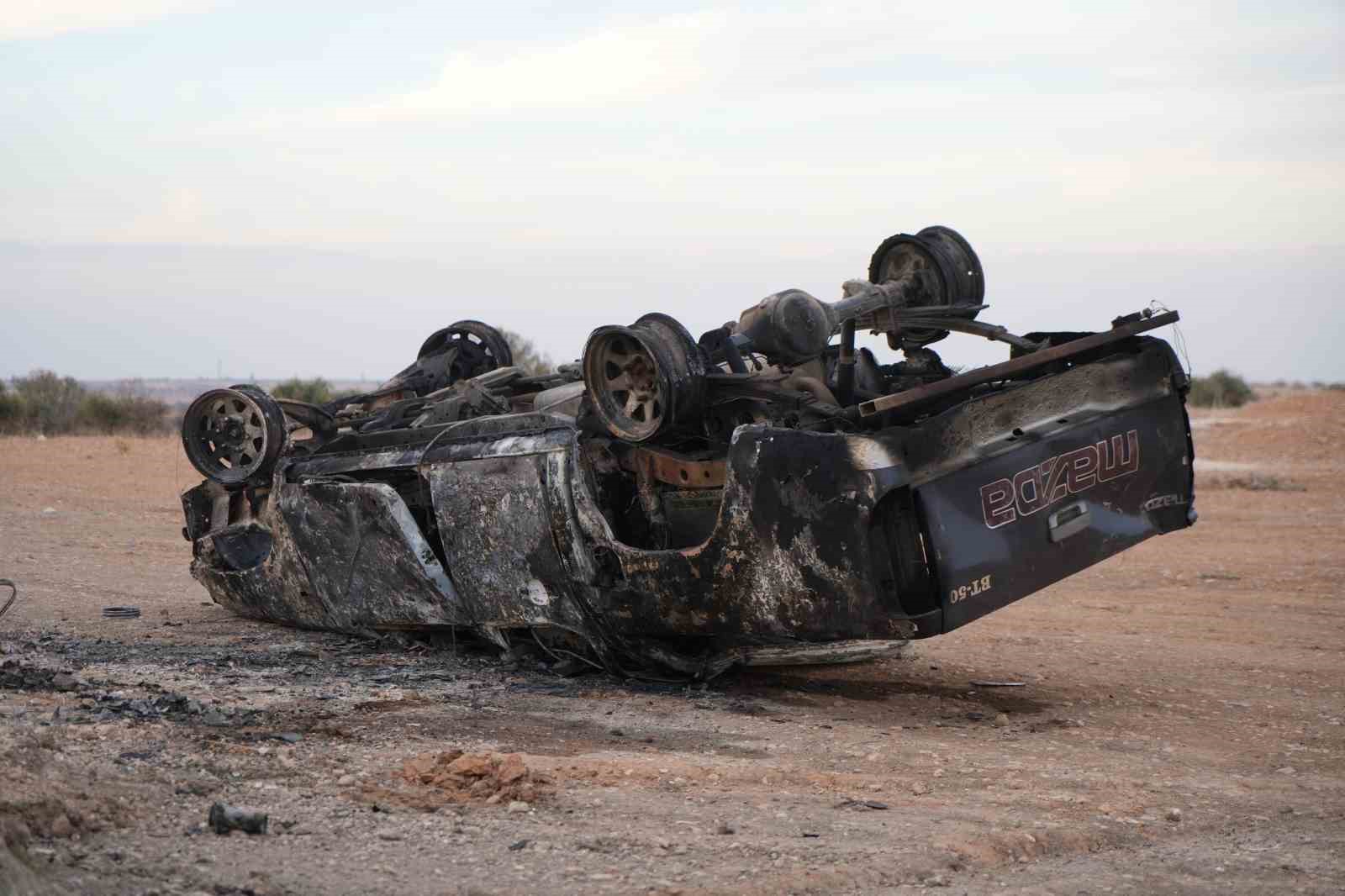 Terör örgütü PKK/YPG’den kurtarılan Münbiç’te çatışmanın izleri halen duruyor
