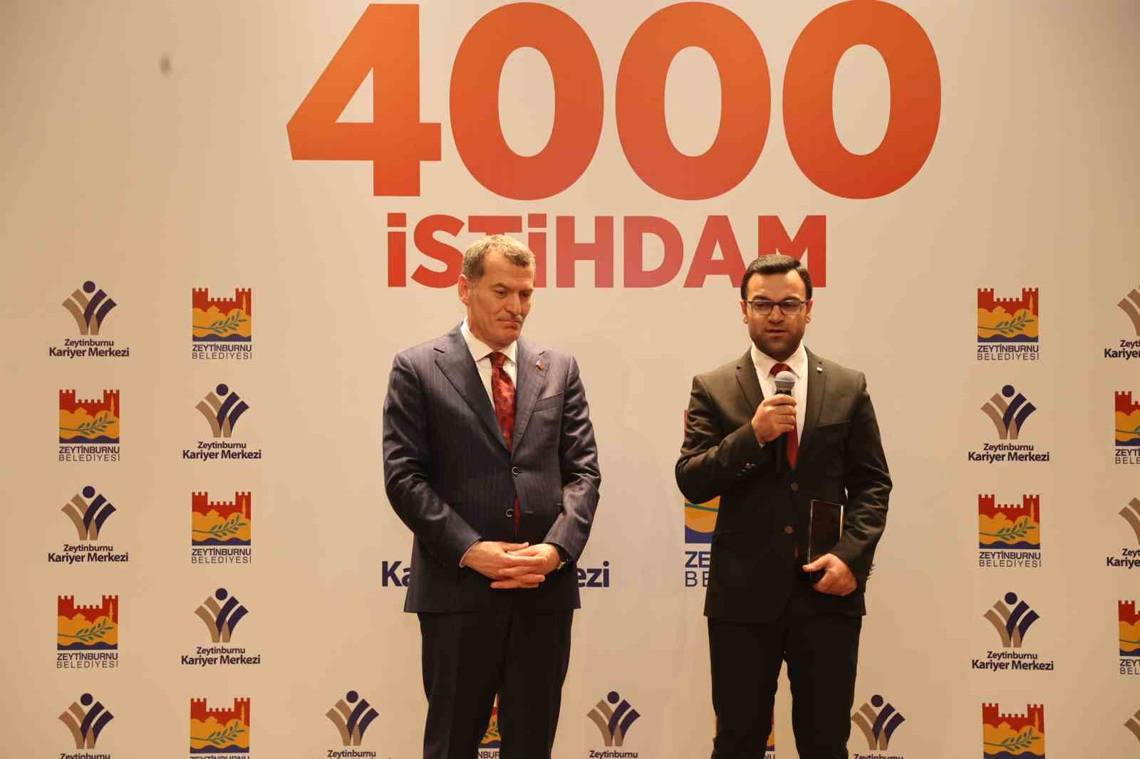 Zeytinburnu Kariyer Merkezi’nden 4.000’inci istihdam
