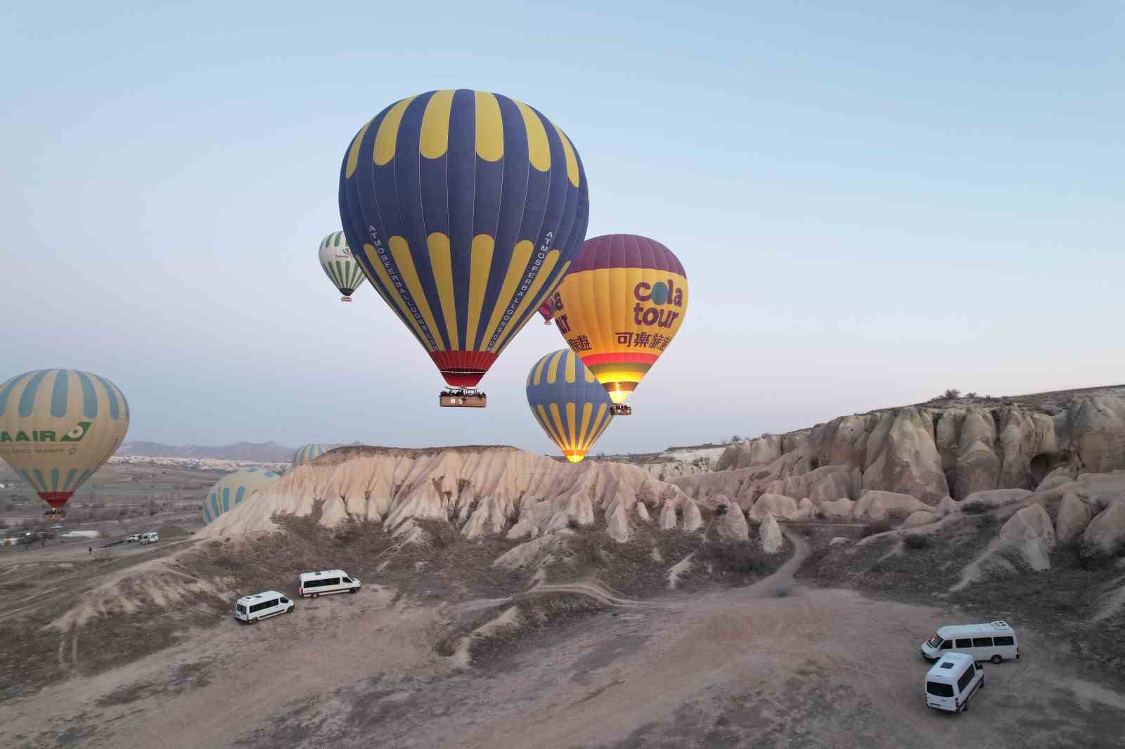 Tatilciler rotasını Kapadokya’ya çevirdi
