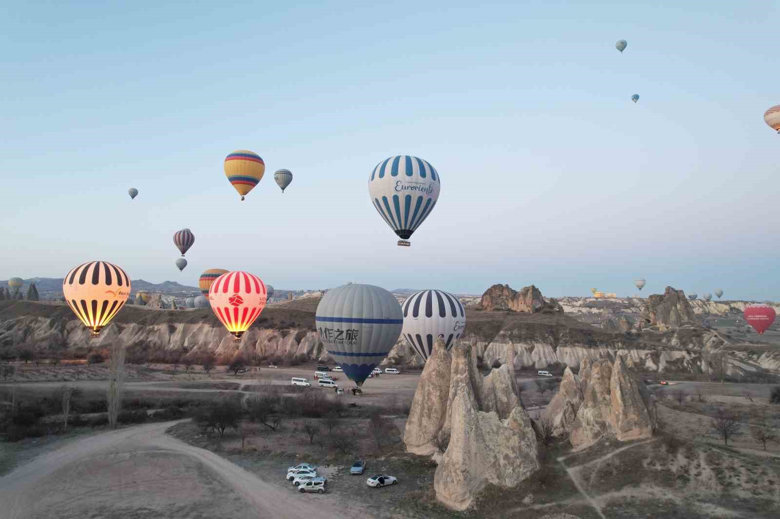 Tatilciler rotasını Kapadokya’ya çevirdi
