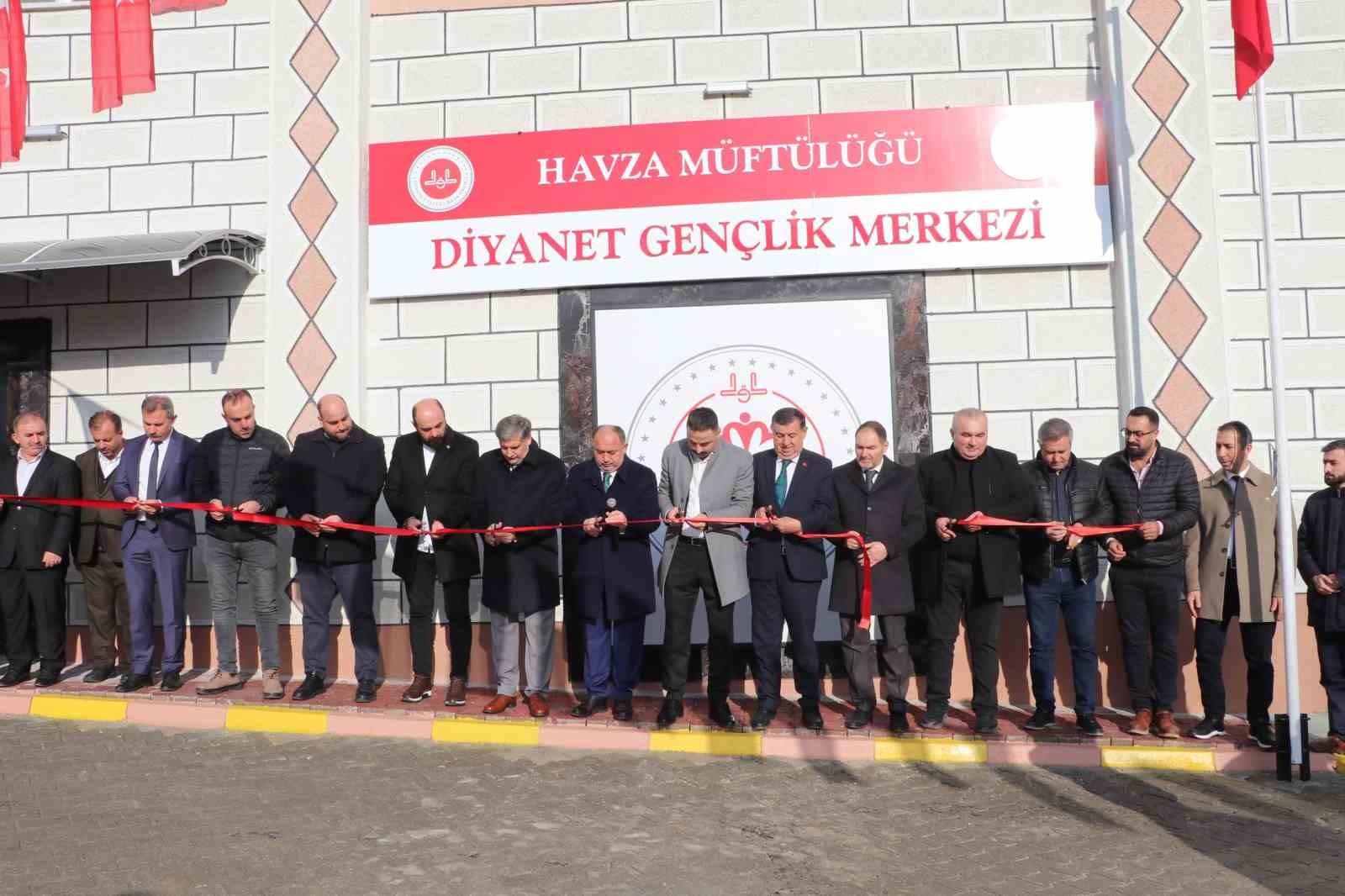 Havza’da Diyanet Gençlik Merkezi hizmete açıldı
