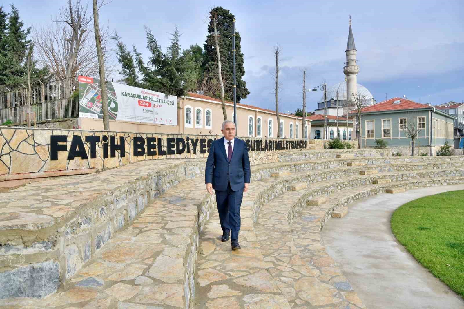 Fatih Belediyesi’nin Kara Surları Millet Bahçesi Projesi’ne ‘Altın Karınca Ödülü’
