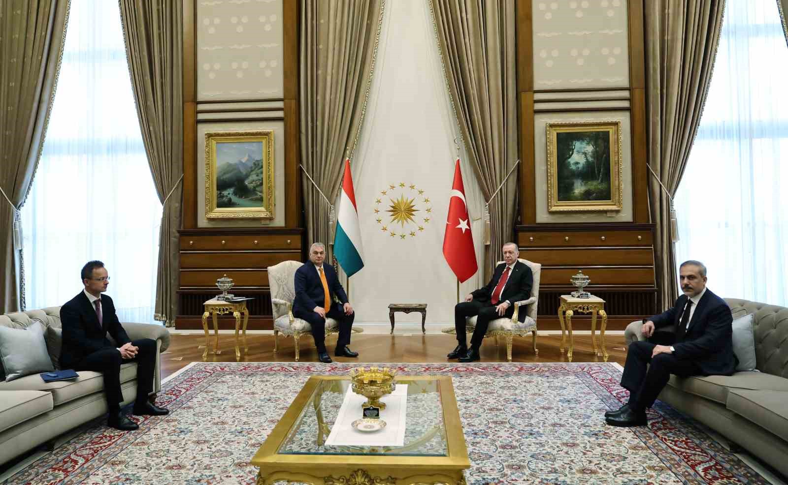 Cumhurbaşkanı Erdoğan, Macaristan Başbakanı Orban’ı kabul etti
