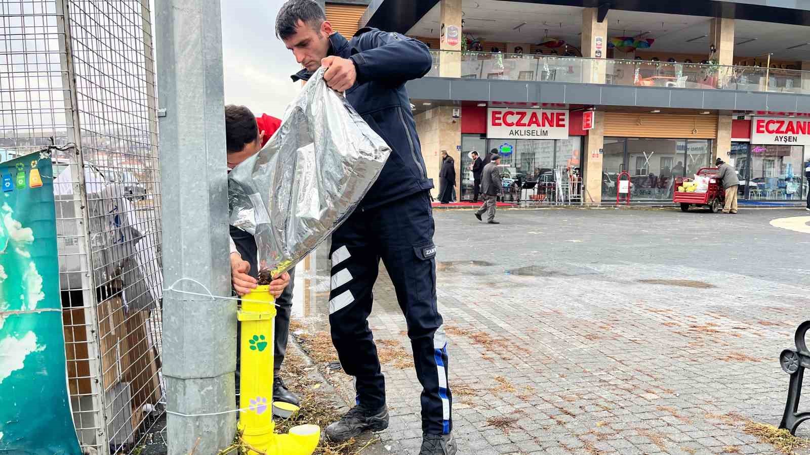 Kış günlerinde Bünyan’da sokak hayvanlarına umut eli
