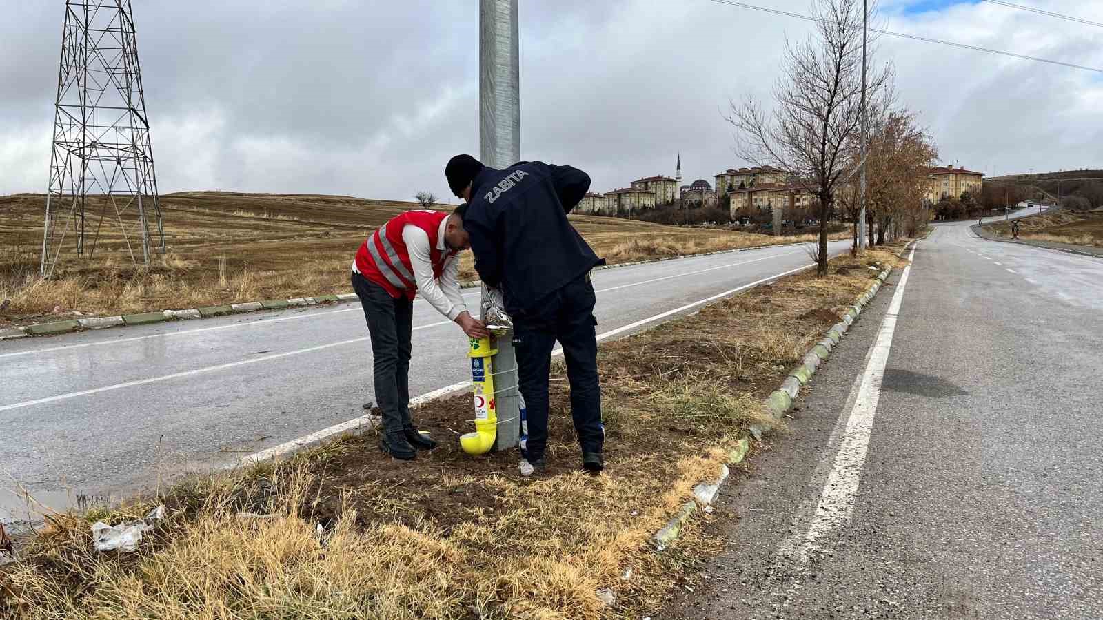 Kış günlerinde Bünyan’da sokak hayvanlarına umut eli
