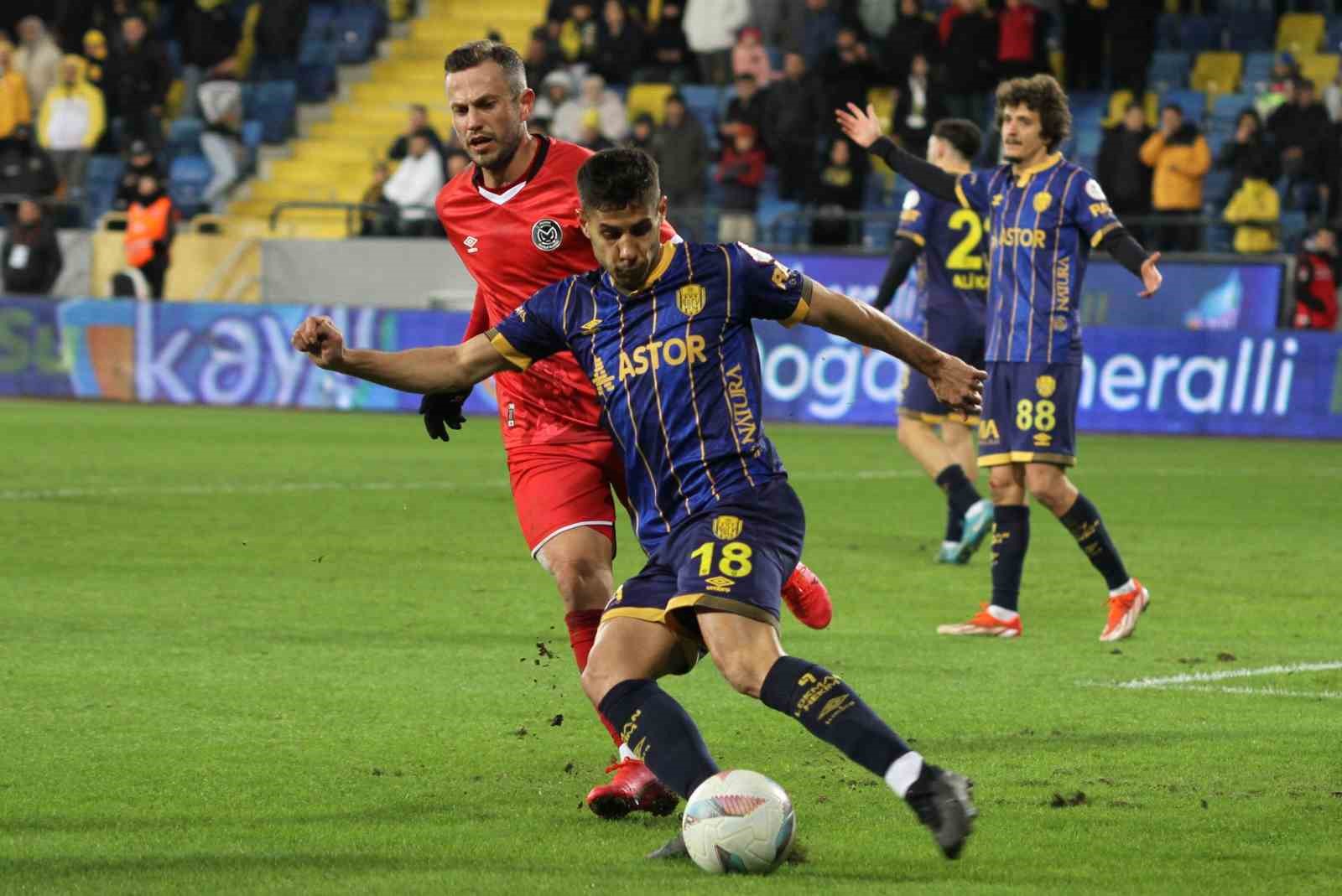 Trendyol 1. Lig: MKE Ankaragücü: 0 - Manisa FK: 1
