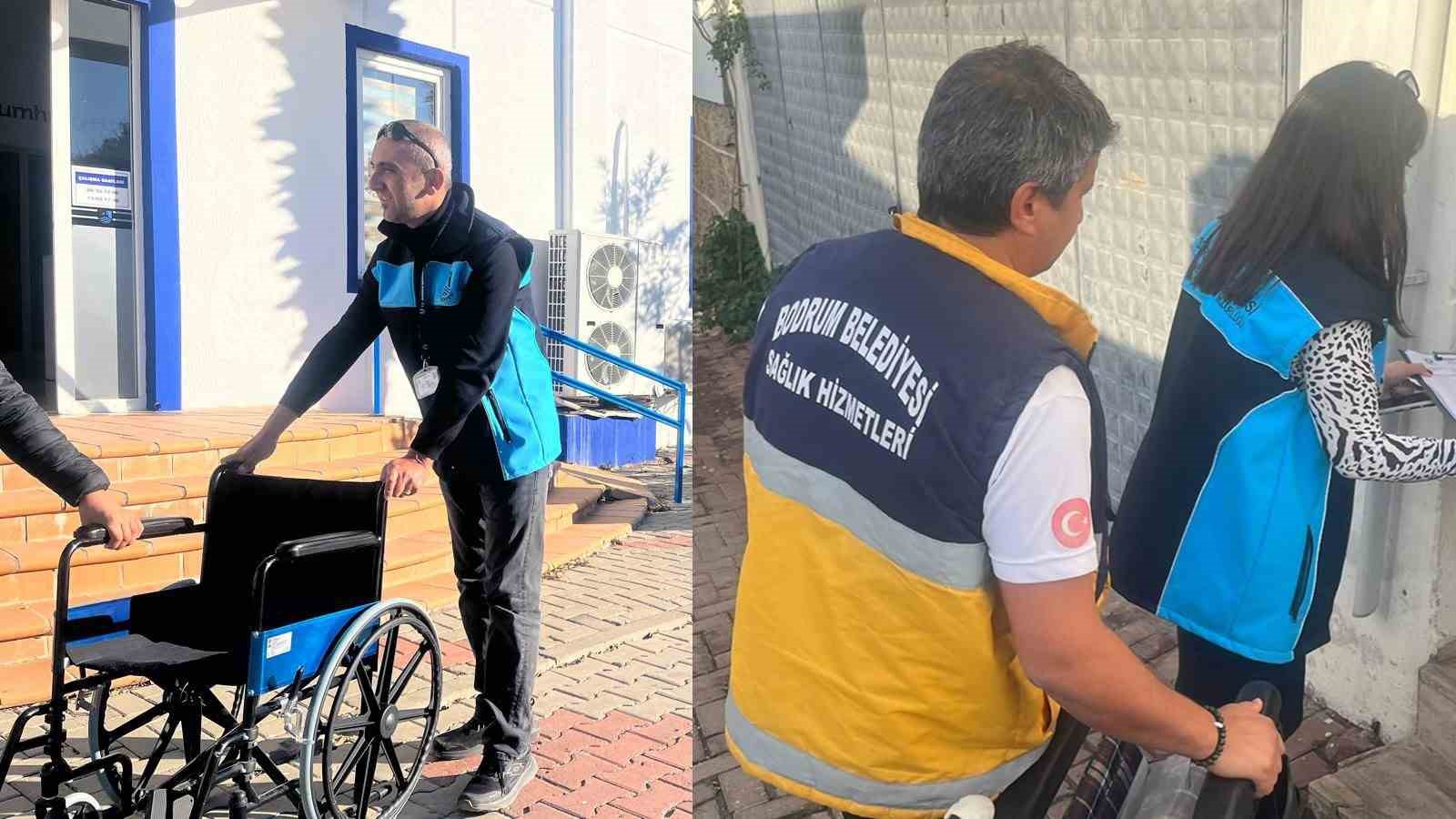 Bodrum Belediyesi’nden medikal malzeme desteği
