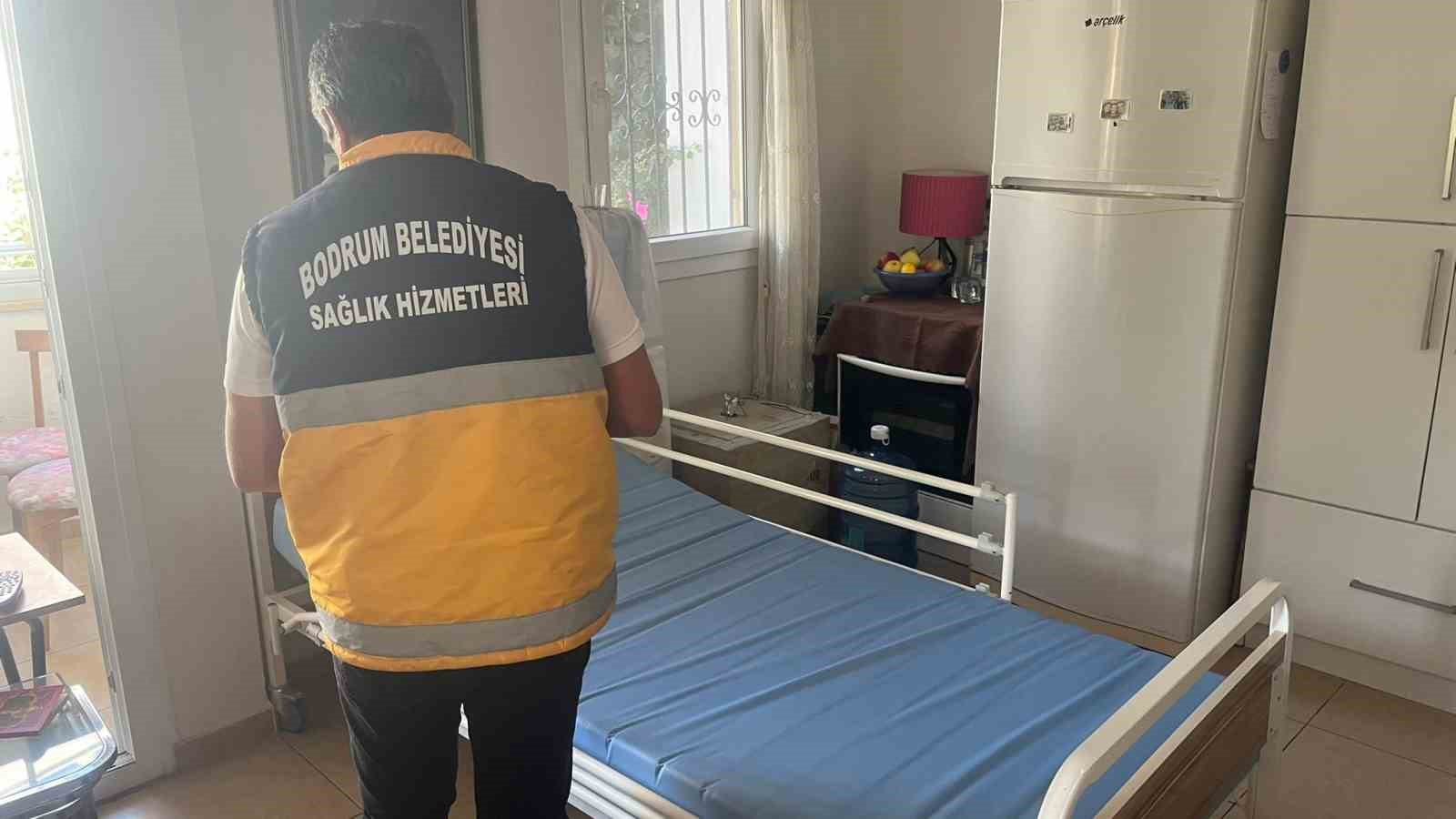 Bodrum Belediyesi’nden medikal malzeme desteği
