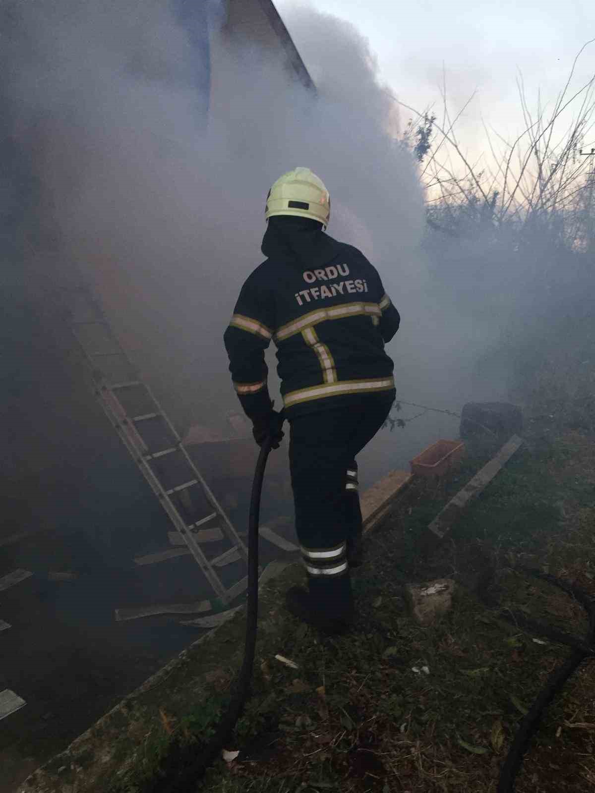 Ordu’da ev yangını: 2 çocuk yaralandı
