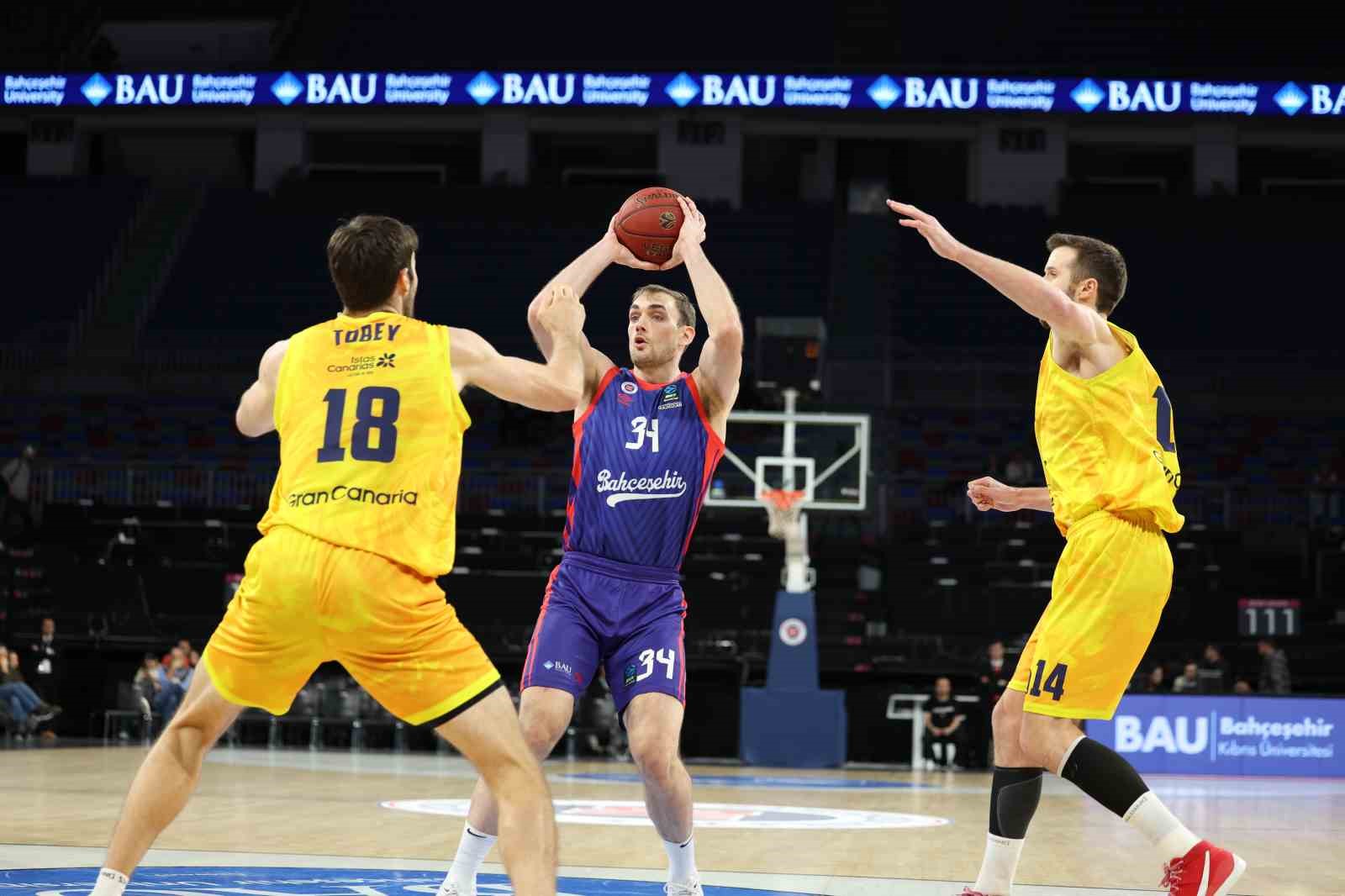 EuroCup: Bahçeşehir Koleji: 73 - Gran Canaria: 65
