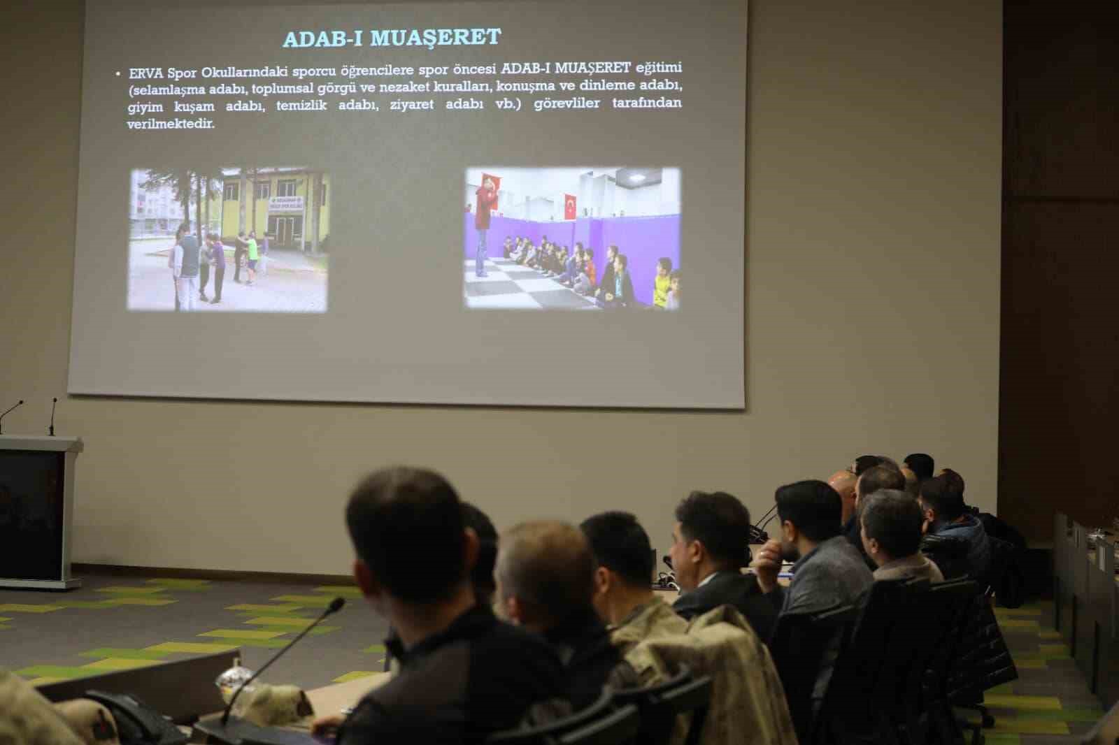 “Değer Erzincan Spor Kulüpleri Projesi” kapsamında toplantı düzenlendi
