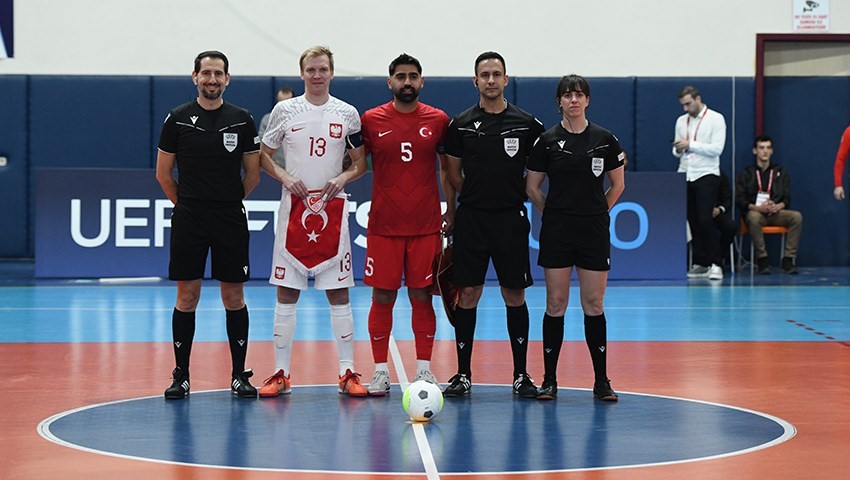 Futsal A Millî Takımı 2026 Avrupa Şampiyonası ilk maçı için ETÜ’de parkeye çıktı
