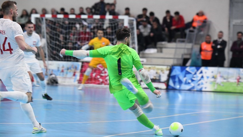 Futsal A Millî Takımı 2026 Avrupa Şampiyonası ilk maçı için ETÜ’de parkeye çıktı
