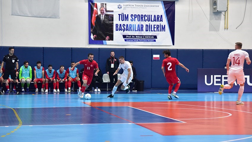 Futsal A Millî Takımı 2026 Avrupa Şampiyonası ilk maçı için ETÜ’de parkeye çıktı
