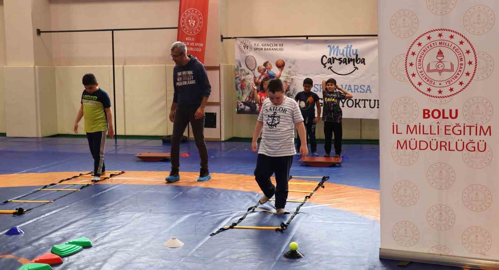 Bolu’da özel öğrenciler hayatlarını sporla renklendiriyor
