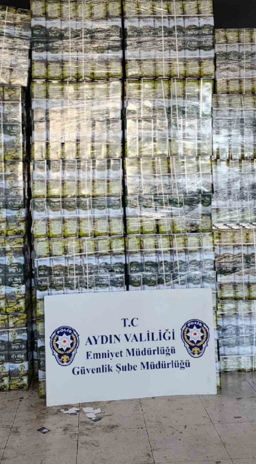 Aydın’da polis ekipleri 3,5 ton tağşiş yağ ele geçirdi
