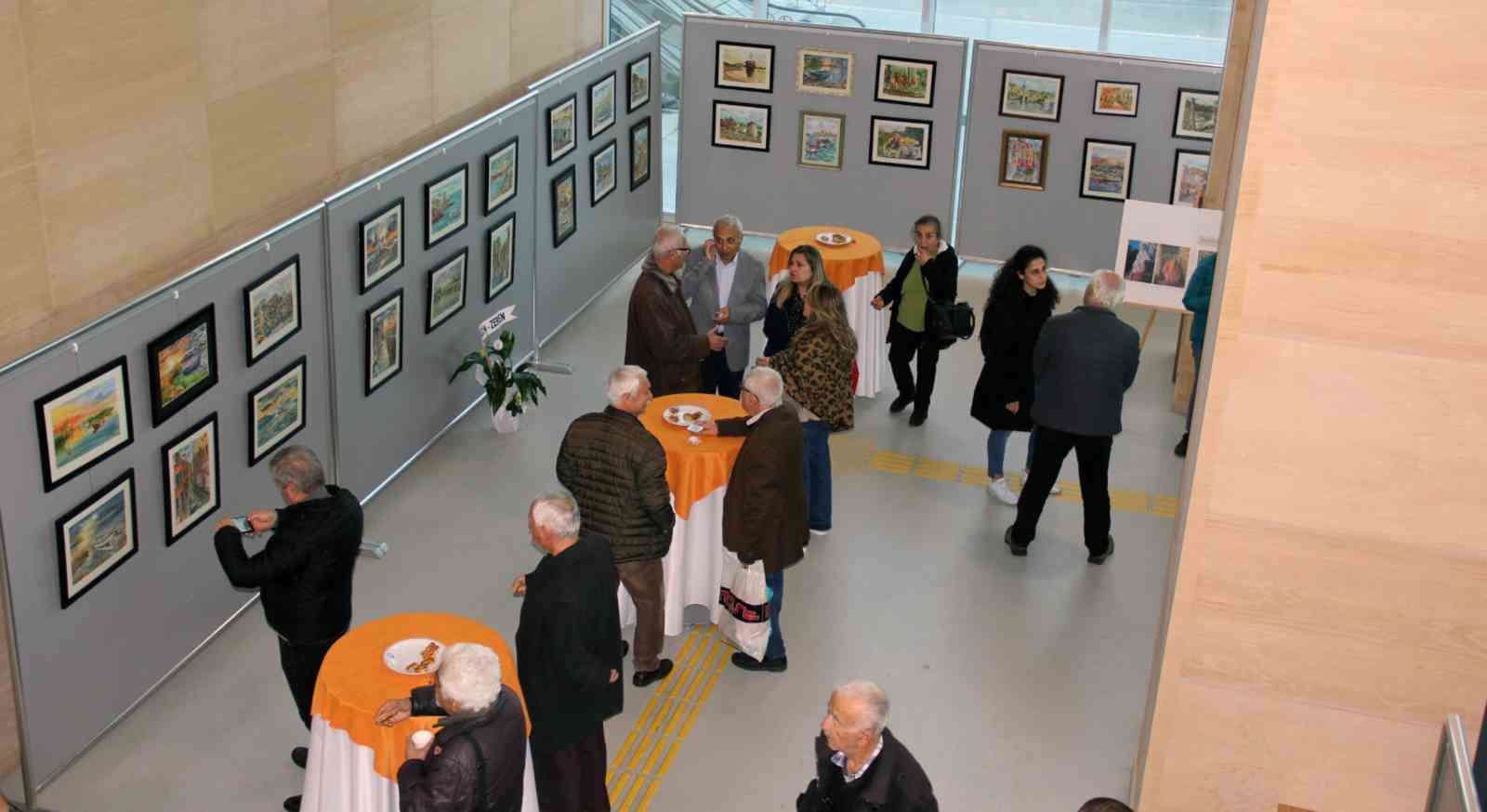 Muğla, Rıfat Çığ’ın suluboya eserleriyle renklendi
