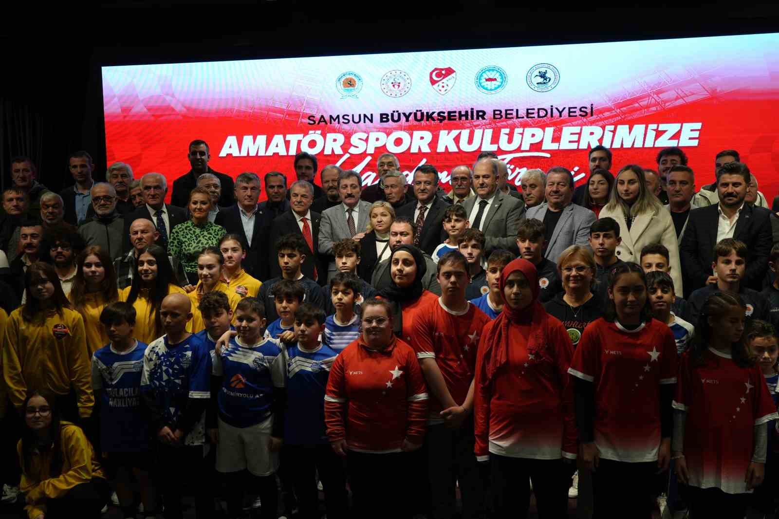 Samsun’da amatör spora 8 milyon TL’lik destek
