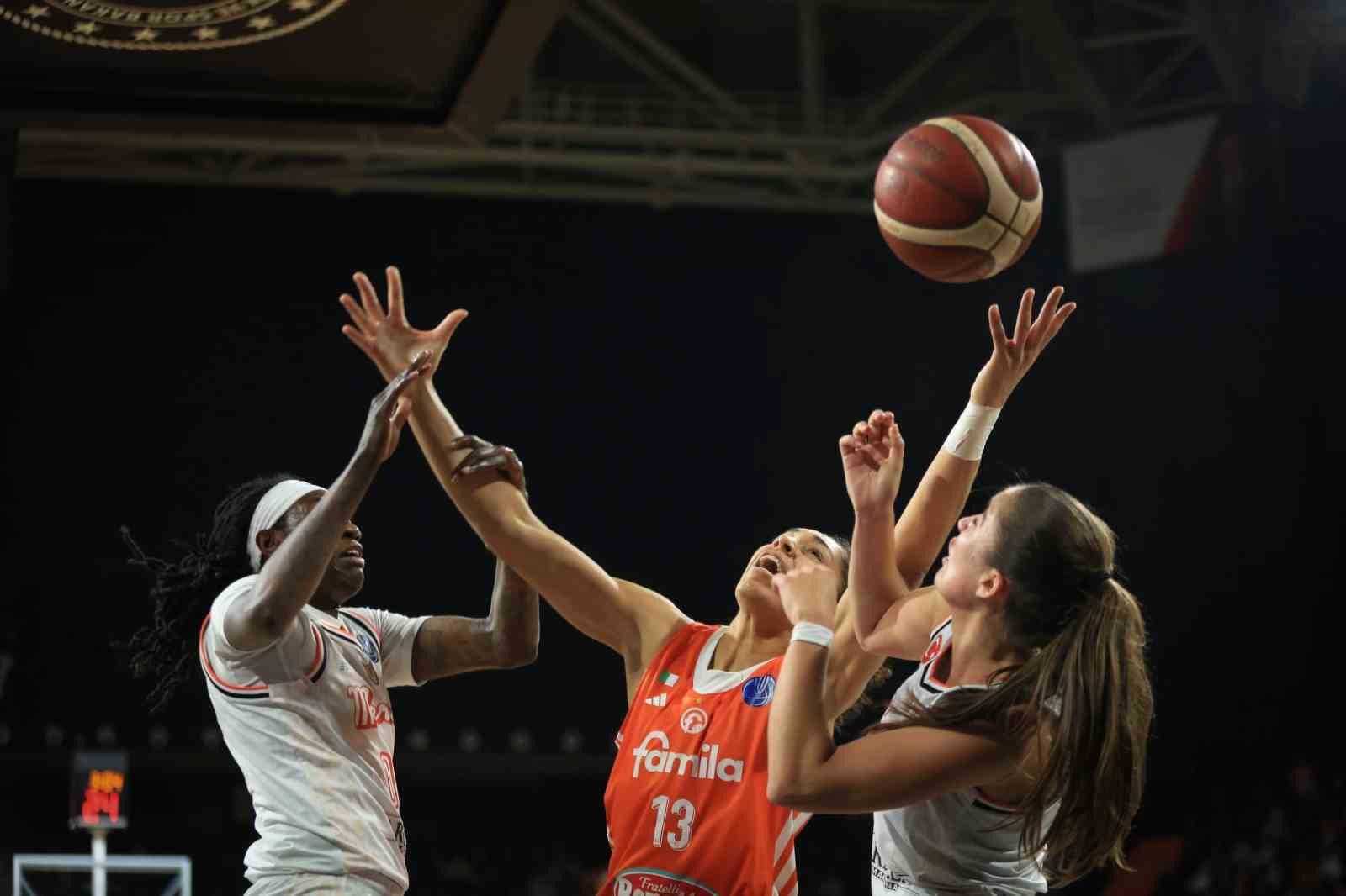 FIBA Kadınlar Euroleague: ÇBK Mersin: 86 - Famila Schio: 52
